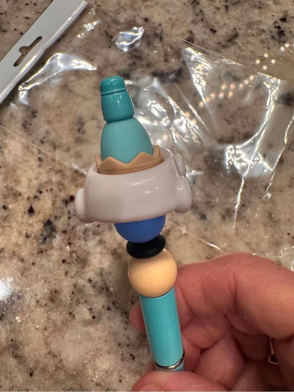 Hand Crafted decorative teal